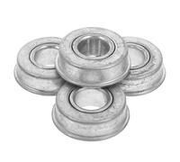 DOITOOL 4pcs Flanged Deep Groove Ball Bearings for Lawn Mower Wheels Heavy-duty Industrial Wheel Bearings with Sealed Design for Smooth Operation in Farm Machinery and Gasoline Engines
