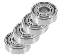 DOITOOL 4pcs Front Wheel Bearings for Wheelchair Internal Steel Parts with Quiet Operation and Stable Support Suitable for Front Small Wheels and Caregivers