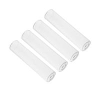 DOITOOL 4pcs Glass Test Tube Flower Vases with Wooden Rack for Home Office Wall Propagation Station Elegant Plant Propagators for Indoor Greenery and Floral Display