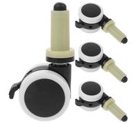 DOITOOL 4pcs High Chair Wheels Replacement Swivel Casters Plastic Sturdy Accessories for Baby Dining Chair Easy to Clean and Maintain for Home and Restaurant Use Random Color