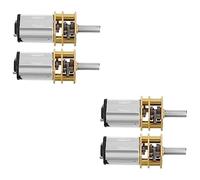 DOITOOL 4pcs High Torque Planetary Micro Motor for Diy Toys Electric Motor Slow Worm Gear Box