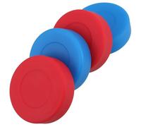 DOITOOL 4pcs Ice Race Puck Hockey Ball Matte Pvc Standard Design Easy Control Training Field Hockey Indoor Pucks Ice Supplies