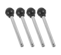 DOITOOL 4pcs Iron Workout Machine Pin for Weight Bench Stable Support and Secure Locking, Black Gym Accessory Suitable for Home and Office Use, Easy Installation Weight Stack Gym Pin