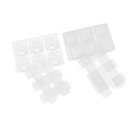 DOITOOL 4pcs Mechanical Keyboard Key Silicone Molds for Crystal Epoxy Casting High Transparency Smooth Surface Durable Soft Silicone DIY Handmade Keycap Mold