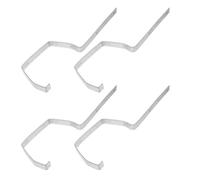 DOITOOL 4pcs Metal Rain Gutter Brackets 160mm Iron Gutter Support Rack for Outdoor Roof Edge Water Drainage Suitable for Home and Industrial Guttering Repair