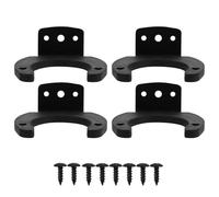 DOITOOL 4pcs Microphone Hook Mic Hanger Holder Wall Mount Multi-purpose Silicone and Metal with Mic Clamp Stand for Home and Office