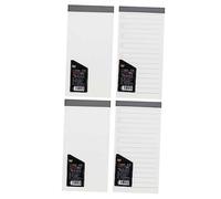 DOITOOL 4Pcs Mini Notepads Creative Pocket Note Pads for Office Supplies Students Stationery Blank Lined Notebooks Simple Design Practical for Note Taking