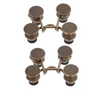 DOITOOL 4pcs Pant Waist Tightener Jeans Buckles Button Extender for Loose Pants Practical Waistband Clip for Men and Women Suitable for Casual and Formal Wear