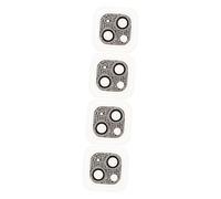 DOITOOL 4pcs Phone Lens Protection Rhinestones Hanging Storage Bags Glass Camera Cover Rear Lens Film Lens Protector Lens Tempered Glass Cover Screen Protecter Picture Frame
