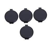 DOITOOL 4pcs Portable Fingerprint Ink Pads Black Thumbprint Stamp Pads Quick-Dry Erasable Security Id Notary Supplies for Identification and Law Enforcement
