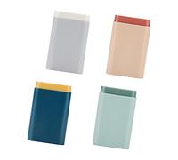 DOITOOL 4pcs Portable Sealing Container Travel-Friendly Storage for Medicine Vitamins Jewelry Compact Design for Daily Use Easy to Organize Tablets