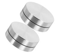 DOITOOL 4pcs Pottery Trimming Spinner Manual Operation Design Aluminum Alloy Clay Shaping Tool for Home Use and Studio, Reduces Friction Damage, for Beginners and Professional Craftsmen