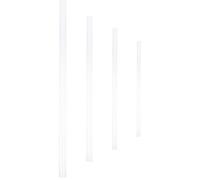DOITOOL 4pcs PVC Round Tube with High Temperature Resistance and Wear Resistance, Lightweight Plastic Tubing for Exhibitions and Hospitals, Sturdy and Not Easy to Leak