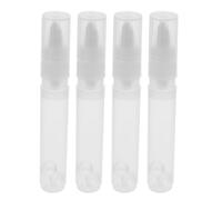 DOITOOL 4pcs Refillable Paint Markers: Transparent Refillable Grout Pen For Tile - Multi-Purpose Bathroom And Kitchen Tile Marker For Shower Floor Diy