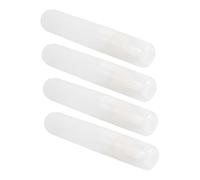 DOITOOL 4pcs Refillable Paint Pen Set Flat Head Empty Marker Blanks for DIY Ink Filling Compatible with Oil Water Ink Versatile for Rock Painting School Office and Art Supplies