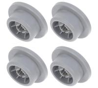 DOITOOL 4pcs Replacement Dishwasher Wheels Lower Rack Wheel Plastic Rollers for Effective Operation Practical Dishwasher Rack Repair Accessory