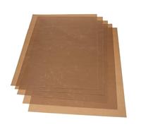 DOITOOL 4Pcs Reusable Polymer Clay Baking Mat Set for DIY Crafts Non-Stick Baking Tray for Home and Polymer Clay Projects