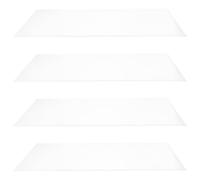 DOITOOL 4pcs Sandblast Cabinet Lens Cover Peel off Polyester Film | Vibration Resistant, Dust Resistant Trim to Fit Sheet, for Blast Cabinet Window Replacement Use