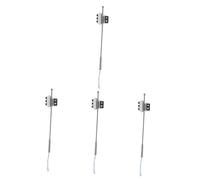DOITOOL 4pcs Scale Road Signal Lamp Smooth Surface Decorative Prop for Model Railway Train and Architectural Diorama