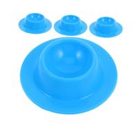 DOITOOL 4pcs Silicone Egg Cup Holders Novelty Egg Cups Storage Box Container Organizer for Kitchen