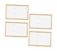 DOITOOL 4Pcs Small Portable Dry Erase Whiteboard Tabletop Drawing Board Reusable Writing Pad for Home Office Classroom Creativity and Note Taking