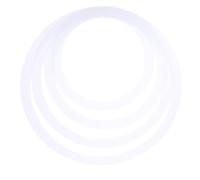DOITOOL 4pcs Snare Drum Mute Rings Set, Drum Dampening Rings for Creative Practice (12/13/14/16 Inch)