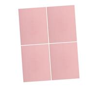 DOITOOL 4pcs Soft Rubber Linoleum Carving Blocks for Printmaking DIY Engraving Plates Reusable Stamp Material for Artistic Crafts and Linocut Projects