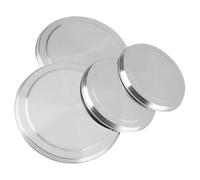 DOITOOL 4pcs Stainless Steel Stove Burner Covers Mirror-polished Electric Cooker Pan Protection Large Small Kitchen Hob Guards for Gas and Electric Burners Easy-clean Sleek Modern Design
