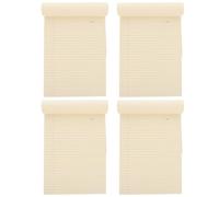 DOITOOL 4pcs Tear off Notepad A4 Size Lined Paper Legal Pads with Thick Paper and Easy to Write Features, Portable Planning Notepad Suitable for Desk Planner Use
