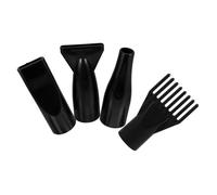 DOITOOL 4pcs Universal Hair Dryer Concentrator Nozzle Attachments Made of Abs for Comfortable Drying and Versatile Use in Hair Styling and Pet Grooming