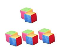 DOITOOL 4sets Large Pocket Dice for Educational Games Versatile Story Cubes with Card Insert for Classroom Teaching and Family Fun Comfortable for 2pcs*4