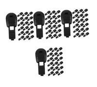 DOITOOL 4sets Shoelace Clips Durable Replacement Tips for Laces Easy to Use Suitable for Athletes Runners Hikers and DIY Projects Practical and Decorative Aglet Locks 100pcs*4
