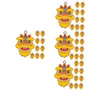 DOITOOL 4sets Vintage Dragon Pendant Charms Decorative Charms for DIY Necklace Making Jewelry Crafting and Home Decor Elegant Antique Chinese Design 10pcs*4