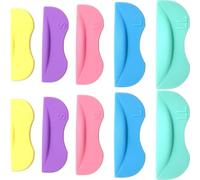 DOITOOL 5 Pairs Silicone Lash Lift Pads Eyelash Perming Rods Lightweight Eyelash Makeup Tool Fits Most Eye Shapes for Professional Lash Lifting and Perming
