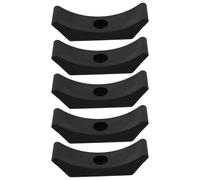 DOITOOL 5 Pcs Dumbbell Rack Dumbbell Storage Stands Practical Pp Material Black Protect Floor from Bruising for Home Gym on The Shelf