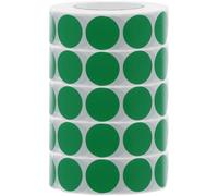 DOITOOL 5 Rolls Colored Dot Stickers Round Color Coding Labels Classroom Must Haves Circle Dots Labels Price Stickers for Office Classroom Decor Papers Green