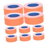 DOITOOL 5 Rolls Price Tag Machine Label Paper Self Adhesive Price Marker Tape for Market Pricing Sticker and Cost Labeling Retail