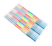 DOITOOL 5 Sets Translucent Multicolored Sticky Index Tabs for Textbook Annotation, 1500 Pcs Ultra-Thin Page Markers Writable Highlighter Strips for Study Notes and Book Indexing