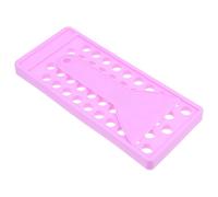 DOITOOL 50 Holes Lip Balm Mold Tray 5G PP Lipstick Filling Tool Set with Spatula DIY Lip Balm Craft Kit for Homemade in Purple