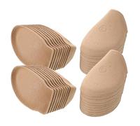 DOITOOL 50 Pairs Commercial Paper Pulp Shoe Trees for Uk 7.5-9 Eu 41-43 US 8.5-10 Wrinkle Prevention Shoe Inserts for Dry Cleaning Shops Easy Storage for Boots and Sneakers