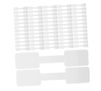 DOITOOL 500pcs Self Adhesive White Jewelry Price Labels Rectangular Stickers for Rings Necklaces Bracelets Adhesive Tags with Ample Writing Space for Clear Pricing and Categorization