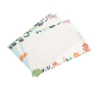 DOITOOL 50pcs Animal Print Stationery Writing Paper with Floral Borders Smooth Finish for Personal Letters Invitations Bridal Shower Birthday Wedding Engagement Party Crafting
