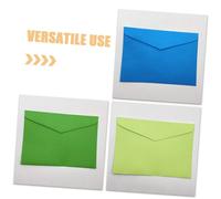 DOITOOL 50Pcs Blank Colored Envelopes Multipurpose for Letters Business Cards and Invitations Assorted Black Yellow Green Blue for Special Occasions and Everyday Use