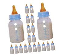 DOITOOL 50pcs Bottle Shaped Wooden Buttons for Crafts, Small Hand-Made Feeding Bottle Buttons for Baby Clothes Sewing, DIY Decorative Fasteners for Infant Garments