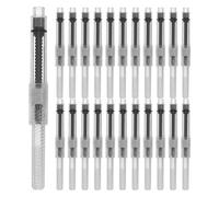 DOITOOL 50pcs Fountain Pen Converter: 3.4mm Screw-in Universal Ink Refill System - Clear Piston Mechanism for International Bottled Ink Fountain Pens