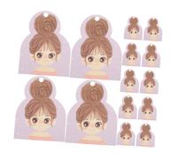 DOITOOL 50pcs Hair Clip Bow Display Cards for Headbands Cardboard Holder for Boutiques Sturdy Packaging for Boy Girl's Hair Accessories Portable and Practical for Events
