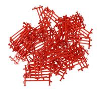 DOITOOL 50Pcs Miniature Garden Fence for Sand Table DIY Zoo and Farm Layouts Plastic Fences for Miniature Farm Play and Sand Table Scenes
