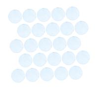 DOITOOL 50pcs Natural Round Shell Slices with Double Holes for Wind Chime DIY Charms Smooth Polished Oyster Shell Discs for Crafting Home Decoration and Jewelry Making