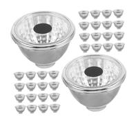 DOITOOL 50pcs Plastic Spotlight Lamp Shade Decorative Solar Animal Eye Lampshade for Outdoor Lights for Garden Statues Patio Decorations and Lawn Ornaments