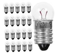 DOITOOL 50pcs Round Light Bulbs for Physics and Science Kits Tiny Socket Bulbs for Educational Experiments Lightweight and Durable DIY Tool for Students